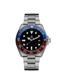 Aries Gold - AG Collective Automatic Black GMT Round Dial Men's Watch - G 9040 SPE-BK